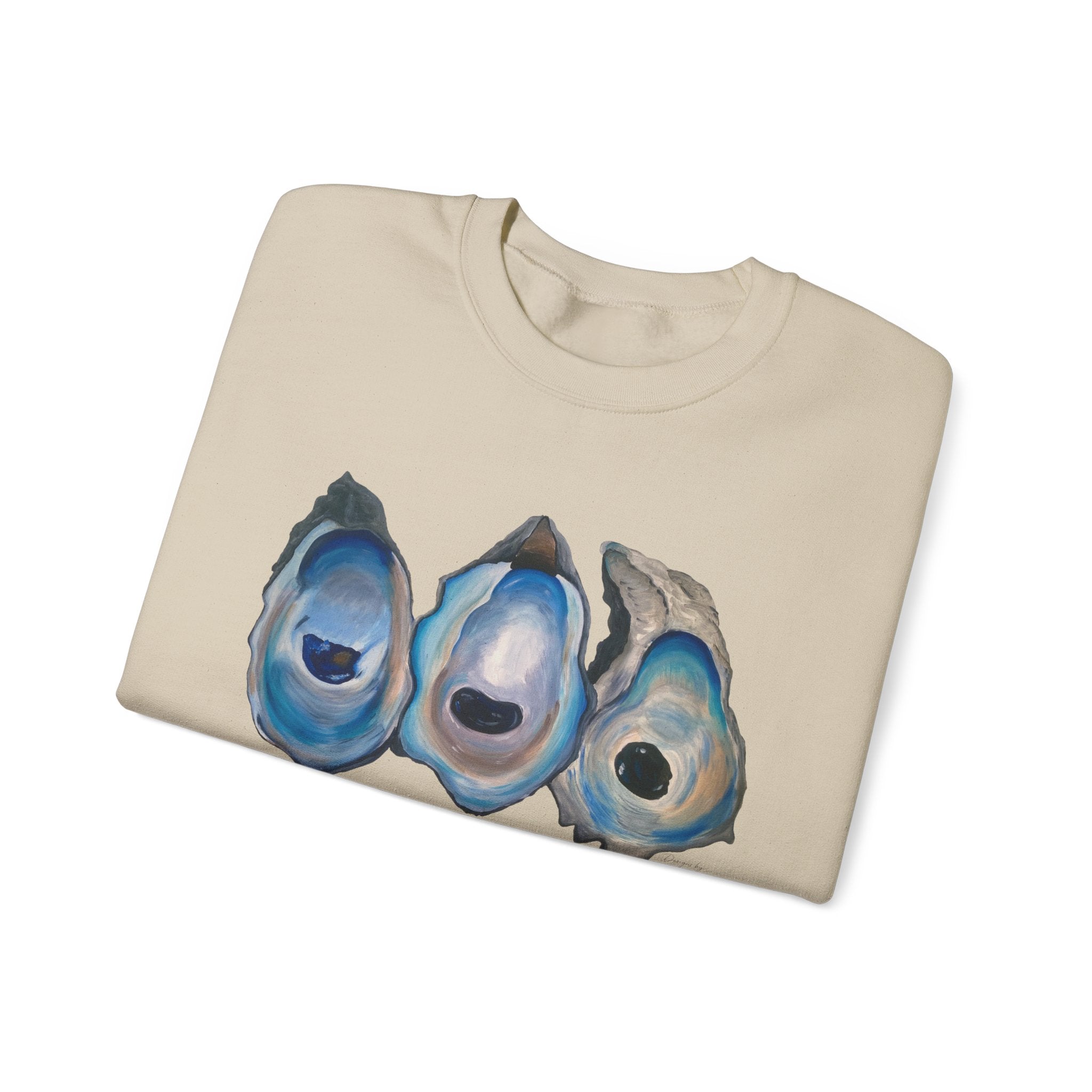 Oyster Shell Trio Crewneck Sweatshirt