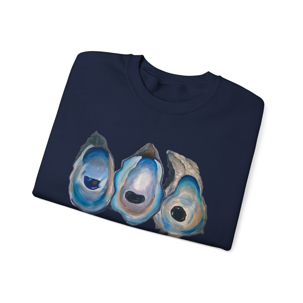 Oyster Shell Trio Crewneck Sweatshirt