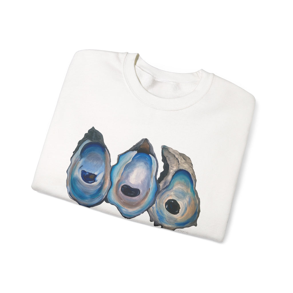 Oyster Shell Trio Crewneck Sweatshirt