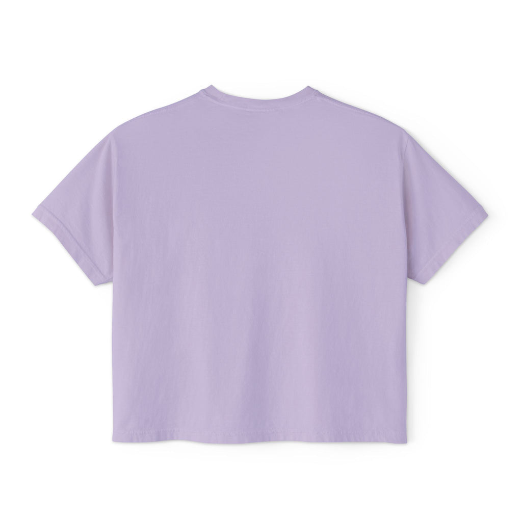 Oyster Shell Women's Boxy Tee (Comfort Color)