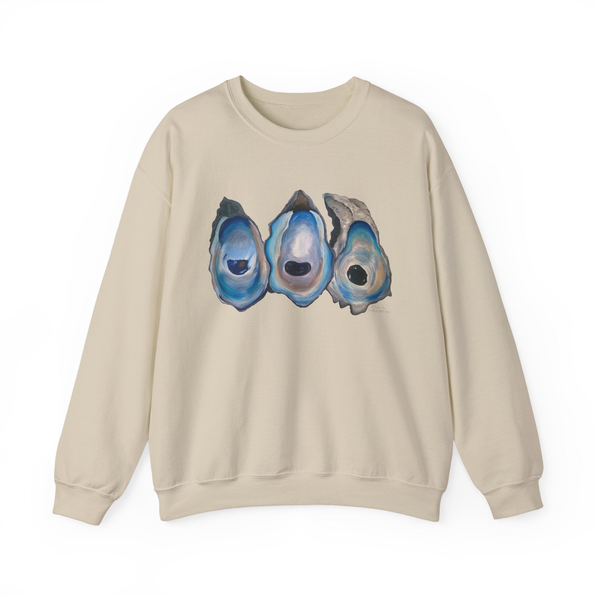 Oyster Shell Trio Crewneck Sweatshirt