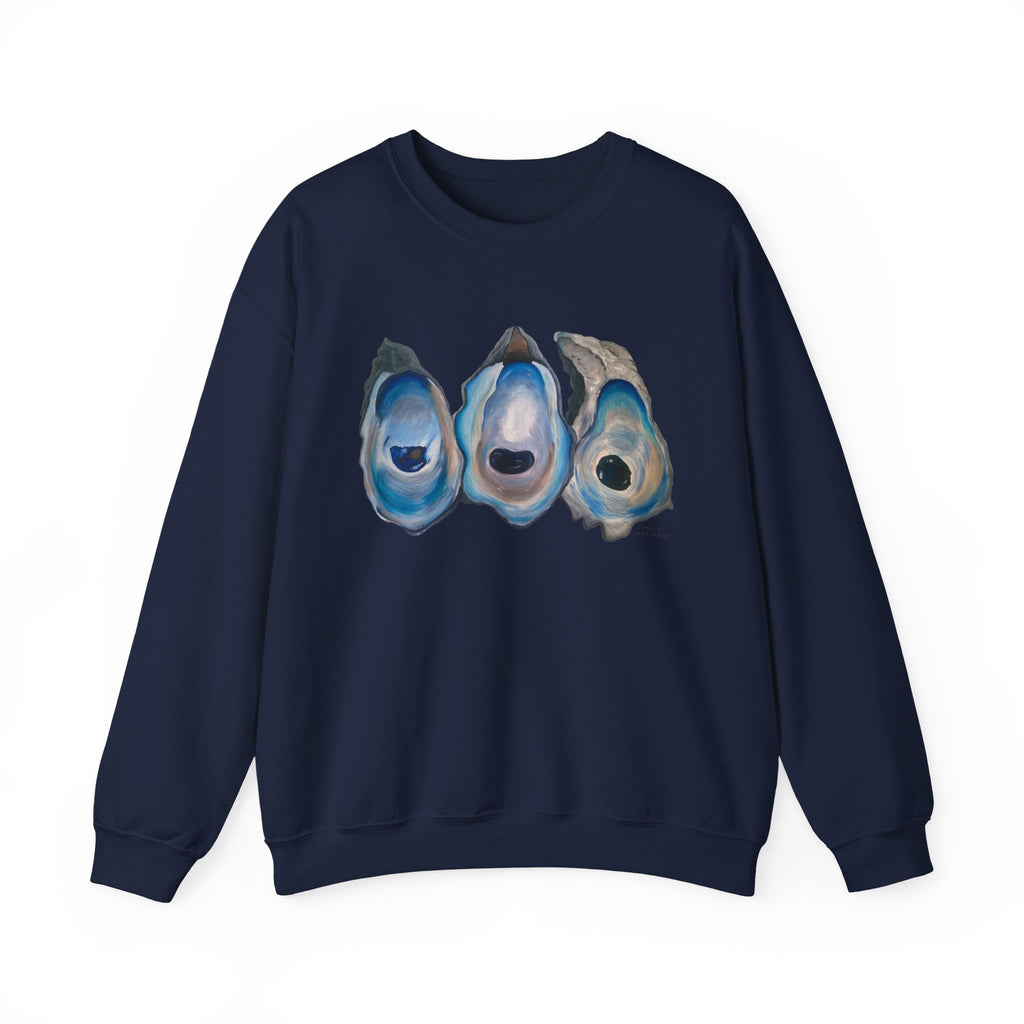 Oyster Shell Trio Crewneck Sweatshirt