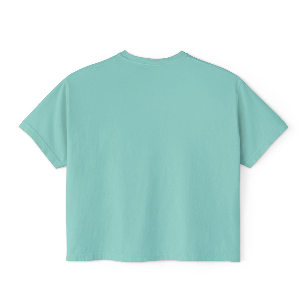 Oyster Shell Women's Boxy Tee (Comfort Color)